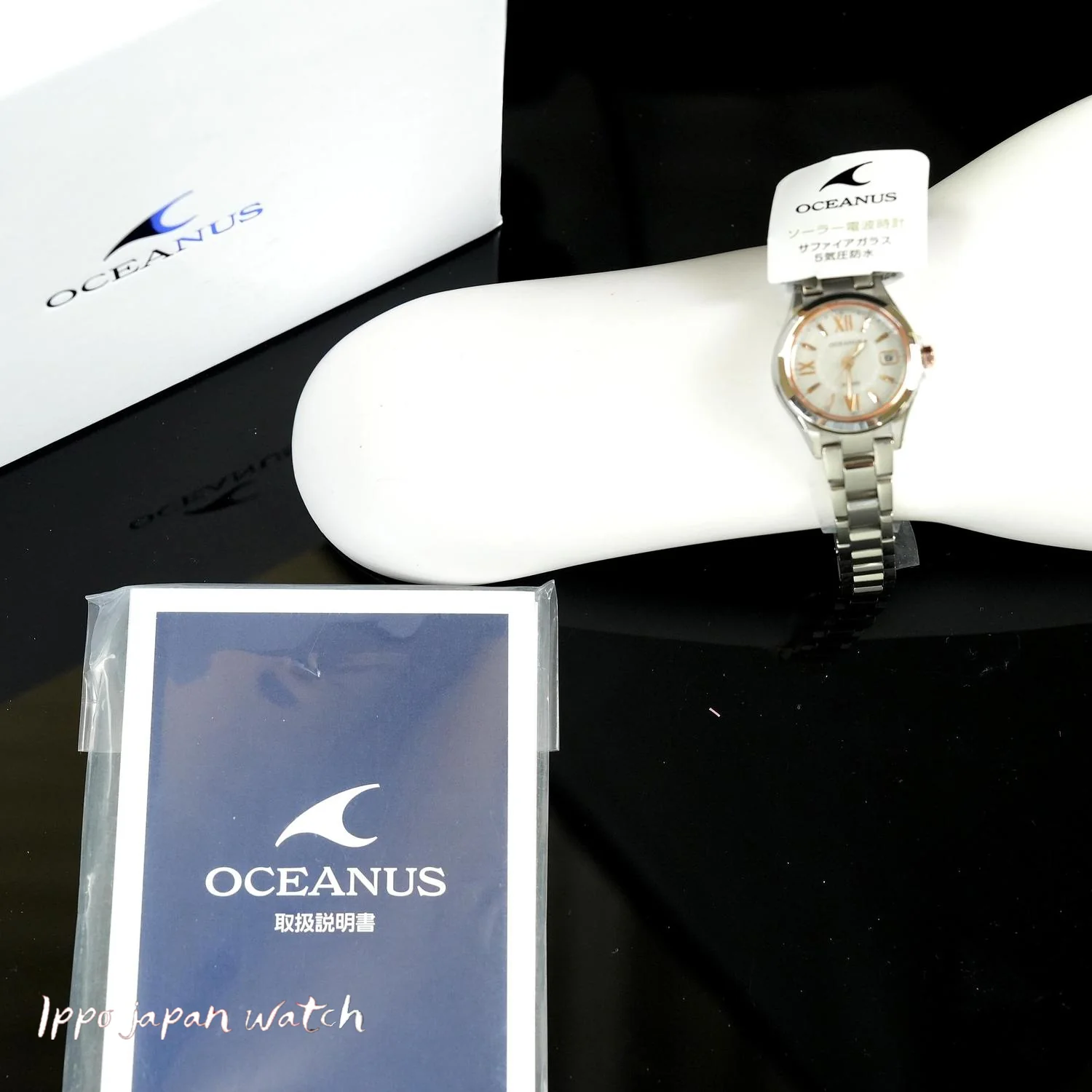 Casio OCEANUS Women's 3-Hand Model Solar Radio Ladies Watch OCW-70PJ-7A2JF - Image 8