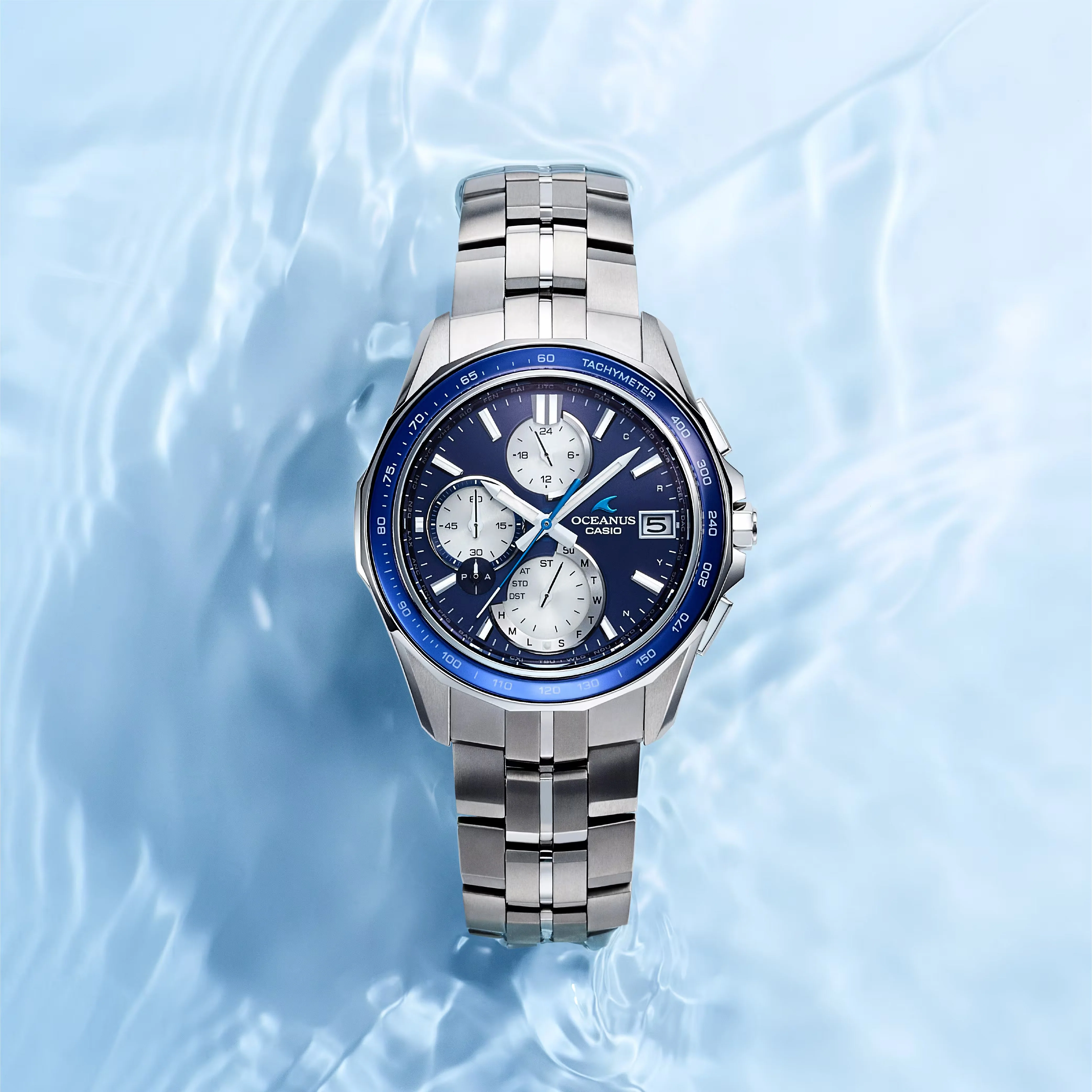 Casio OCW-S7000F-2AJF Quartz Oceanus Manta S7000 Series Titanium solar radio bluetooth 2026.2.6 - Image 6
