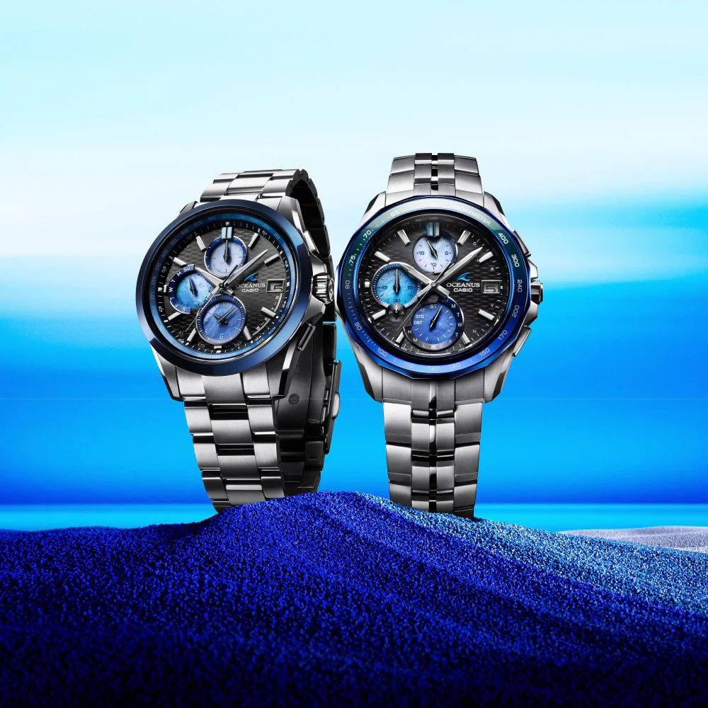 CASIO OCW-T2600AP-1AJF Solar Radio Watch Classic Line Indigo Ocean Blue Elegant Design Durable Construction - Image 2
