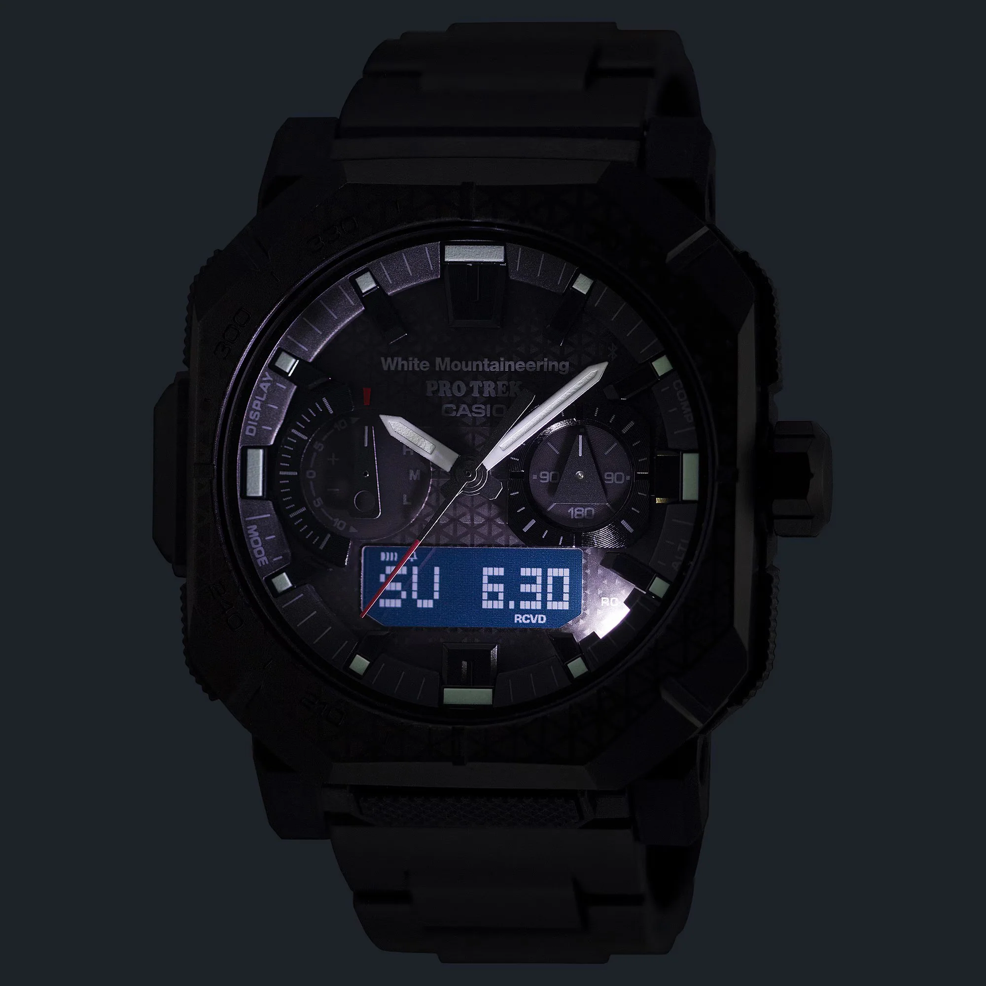 CASIO PRW-B1000WM-1JR Quartz White Mountaineering Digital Analog solar radio bluetooth 2026.2.20 release - Image 6
