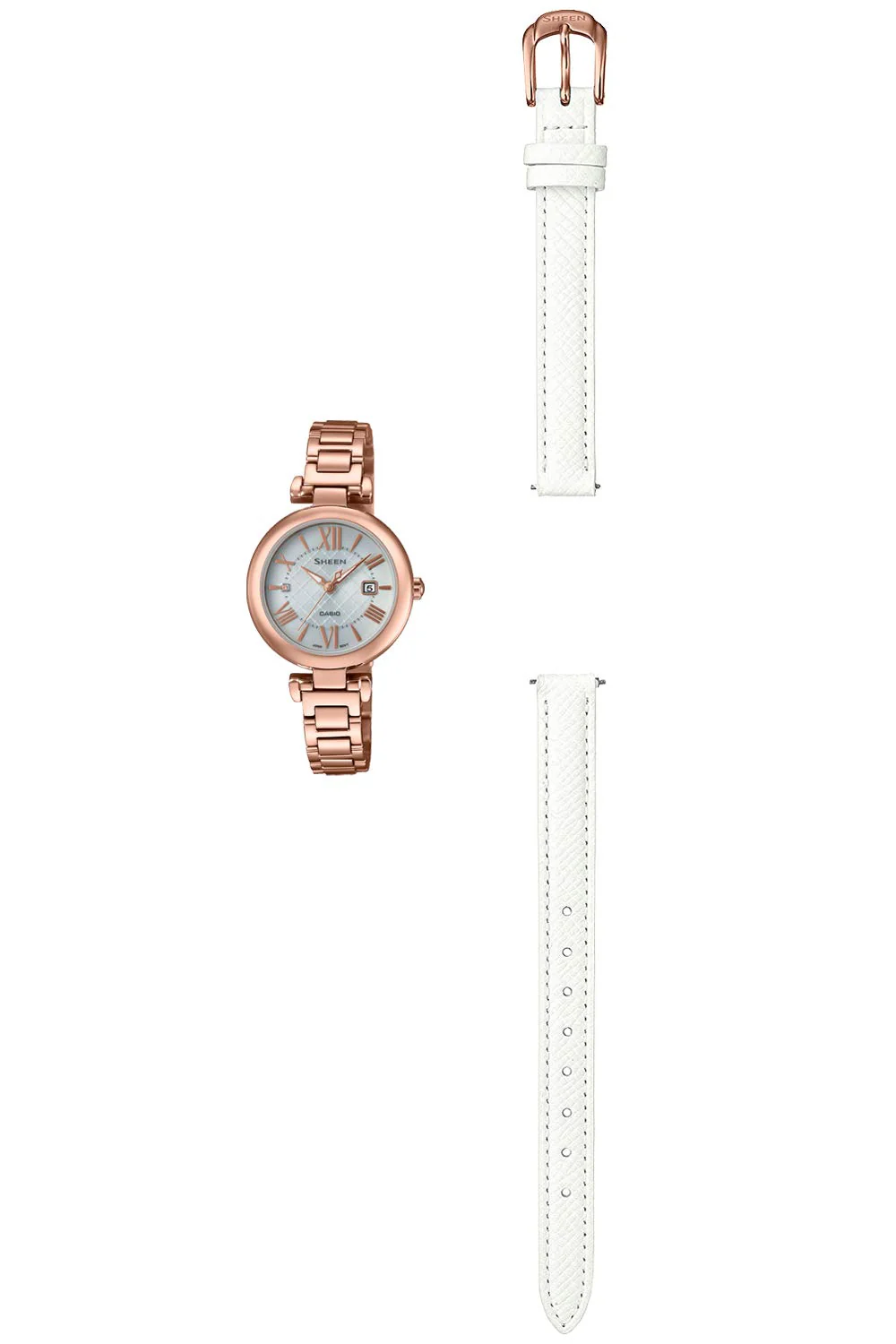 CASIO SHEEN SHS-4502LTD-7AJR Solar Pink Gold Women's Watch