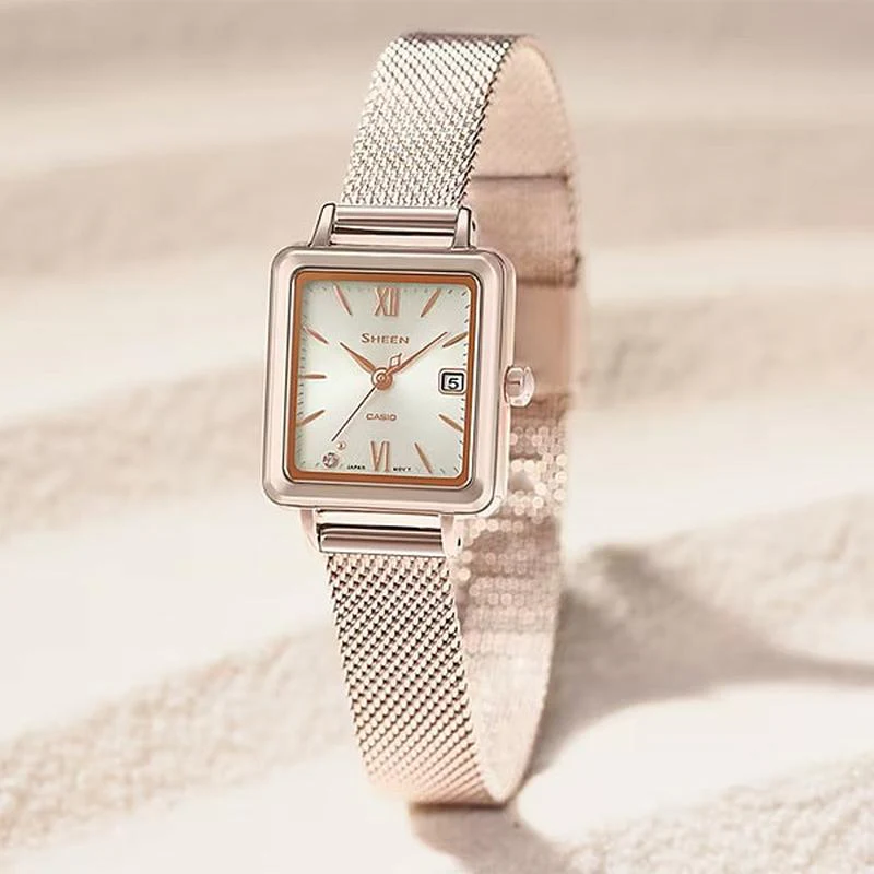 Casio SHEEN Solar Sapphire Model SHS-D400CGM-4AJF Watch - Image 3