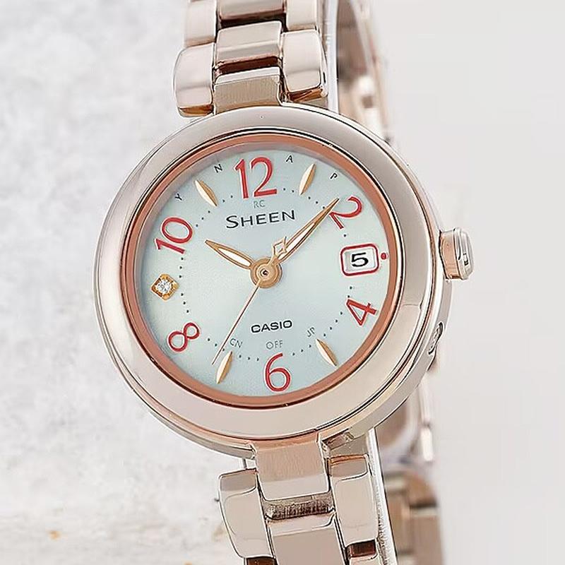 CASIO SHEEN SHW-7100TCG-7AJF SHW-7100TCG-7A solar drive 10 bar watch - Image 3