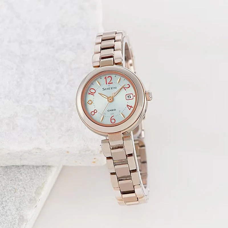 CASIO SHEEN SHW-7100TCG-7AJF SHW-7100TCG-7A solar drive 10 bar watch - Image 4