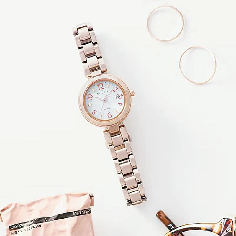 CASIO SHEEN SHW-7100TCG-7AJF SHW-7100TCG-7A solar drive 10 bar watch - Image 5