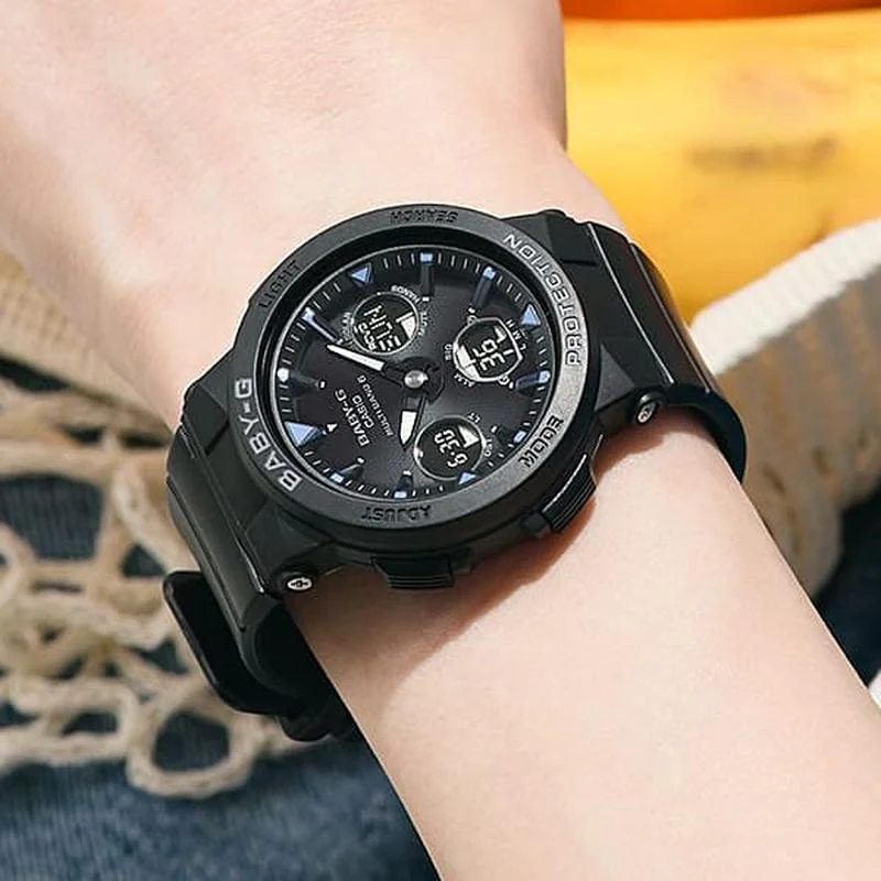 Casio Women's Beach Explorer Series Solar Radio Black BGA-2500-1AJF - Image 2