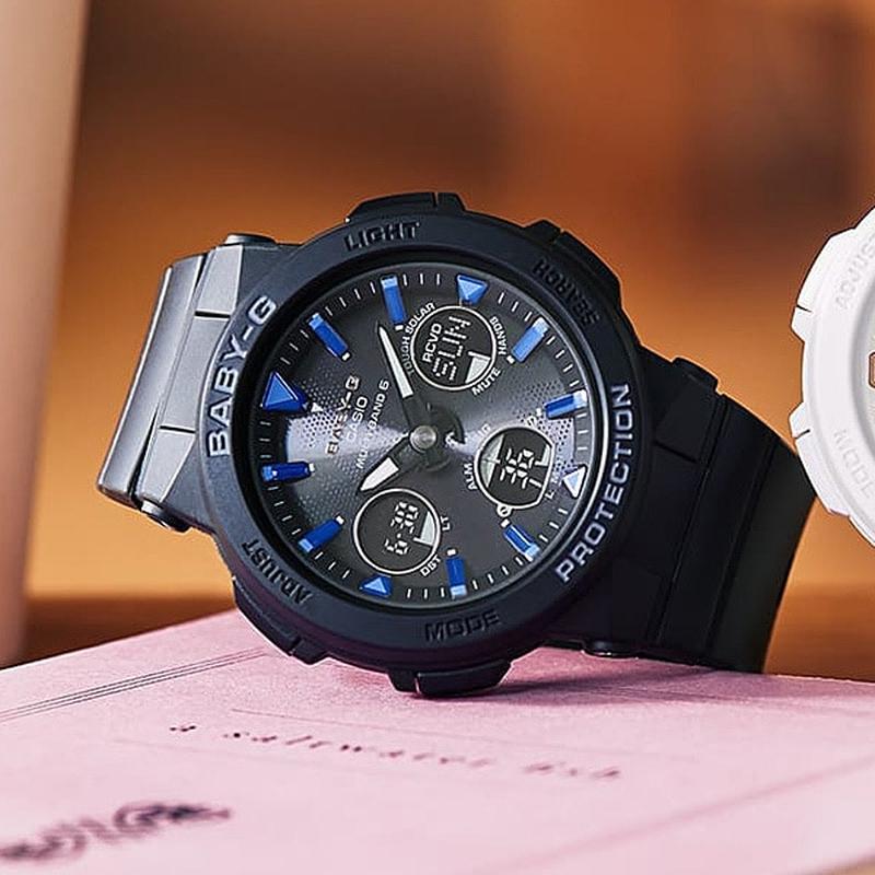 Casio Women's Beach Explorer Series Solar Radio Black BGA-2500-1AJF - Image 3
