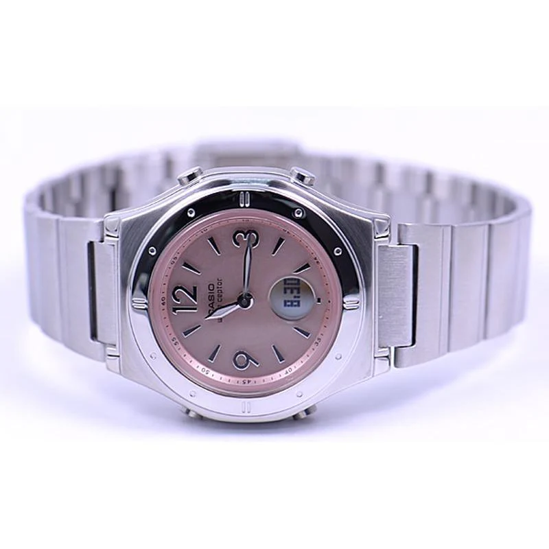 Casio Women's Wave Ceptor Solar-Powered Radio-Controlled Watch Multi-Band 6 LWA-M141D-4AJF - Image 3