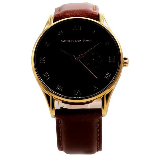 Christian Paul CR001BRSYG Elegant Design Stainless Steel Case Water Resistant 2-Year Warranty