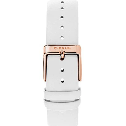 Christian Paul RE05WHPG 34mm Stainless Steel Case Elegant Design Water Resistant 2-Year Warranty - Image 2