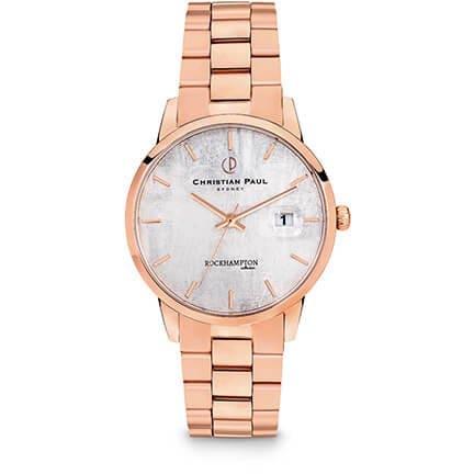Christian Paul RH02PGL Elegant 40mm Design Water Resistant 2-Year Warranty Stylish Timepiece
