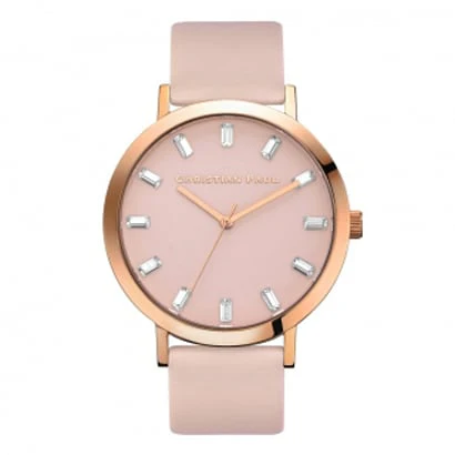 Christian Paul S004PCPG Bondi Luxe 43mm Genuine Leather Strap Water Resistant Elegant Design 2-Year Warranty - Image 3