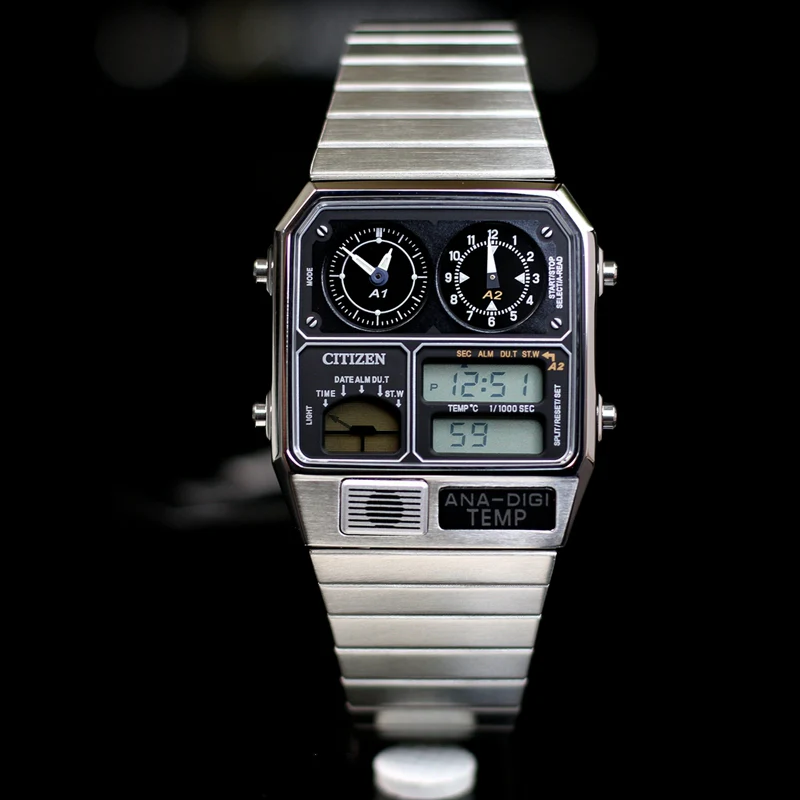 Citizen Men's Record Label Ana-Digi Temp Watch JG2101-78E