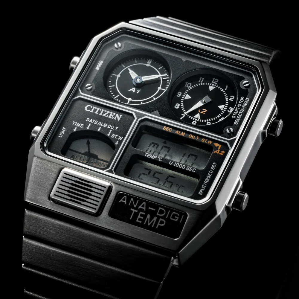 Citizen Men's Record Label Ana-Digi Temp Watch JG2101-78E - Image 5