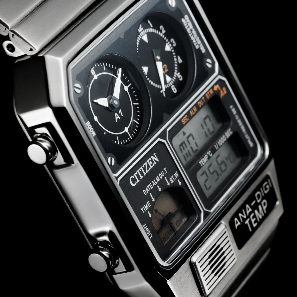 Citizen Men's Record Label Ana-Digi Temp Watch JG2101-78E - Image 6