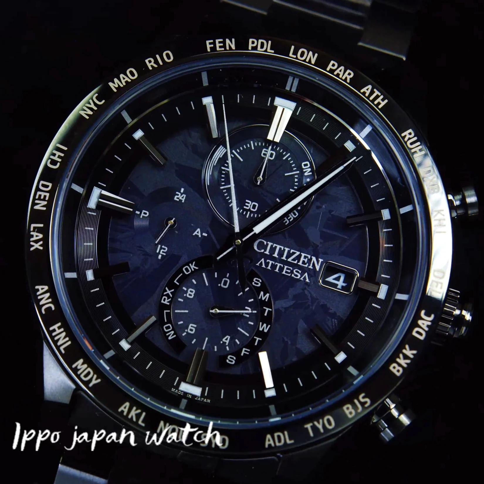 Citizen Men's Watch ATTESA HAKUTO-R Collaboration Model 5th Edition Solar-Powered Eco-Drive Radio Watch Direct Flight ACT Line AT8287-62E - Image 3