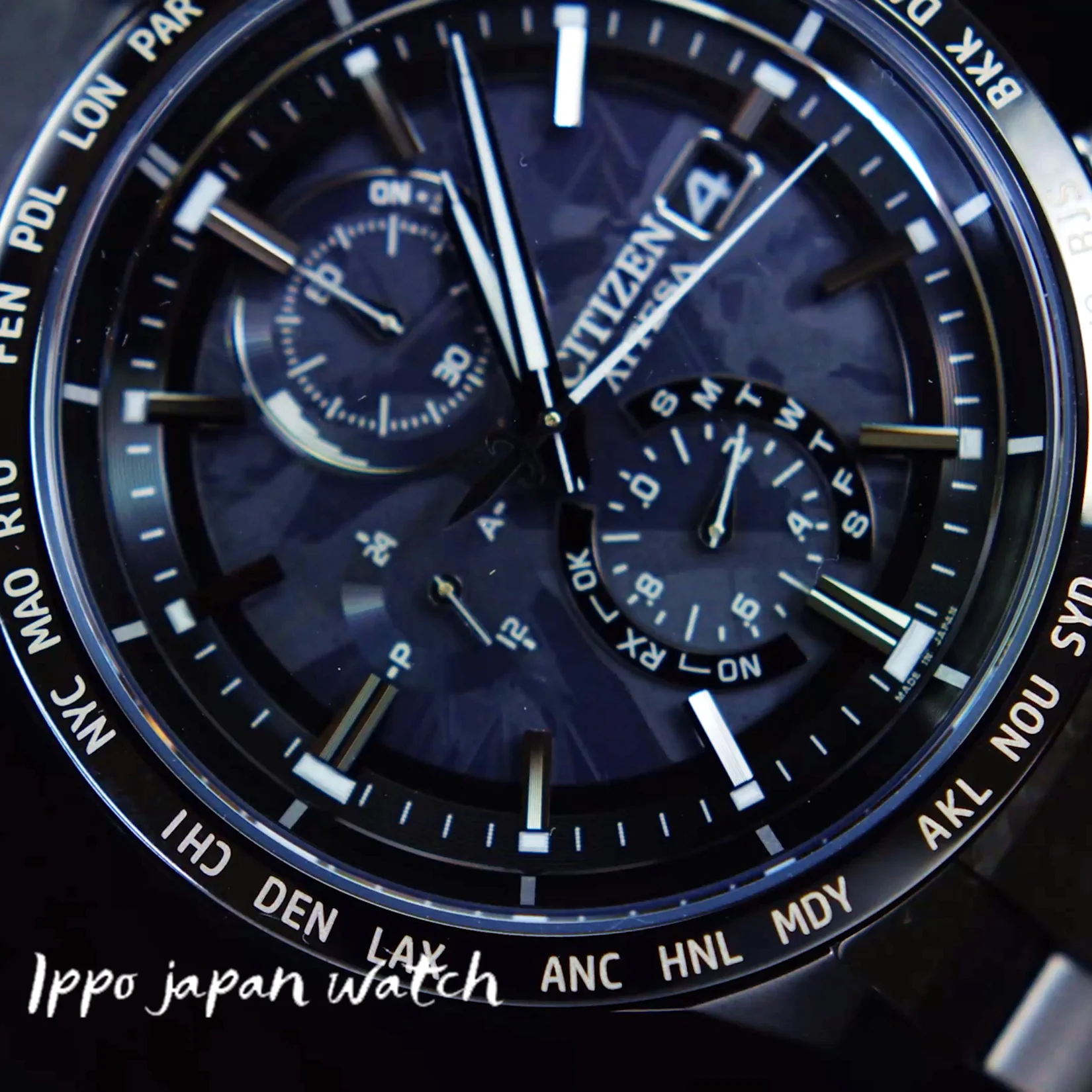 Citizen Men's Watch ATTESA HAKUTO-R Collaboration Model 5th Edition Solar-Powered Eco-Drive Radio Watch Direct Flight ACT Line AT8287-62E - Image 5