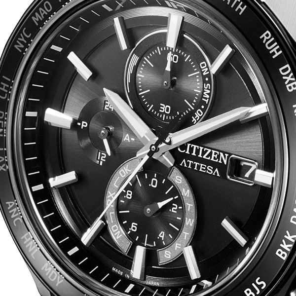 CITIZEN AT8295 56E Men's Eco Drive Solar Powered Radio Controlled Watch with Direct Flight Function and Water Resistance - Image 5