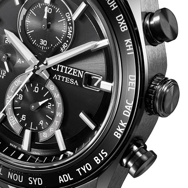 CITIZEN AT8295 56E Men's Eco Drive Solar Powered Radio Controlled Watch with Direct Flight Function and Water Resistance - Image 6