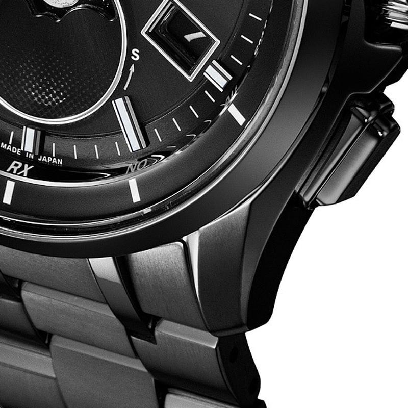 Citizen Men's ATTESA Solar Powered Eco-Drive Radio-Controlled Direct Flight Moon Phase Black Titanium Series Watch BY1006-62E - Image 5