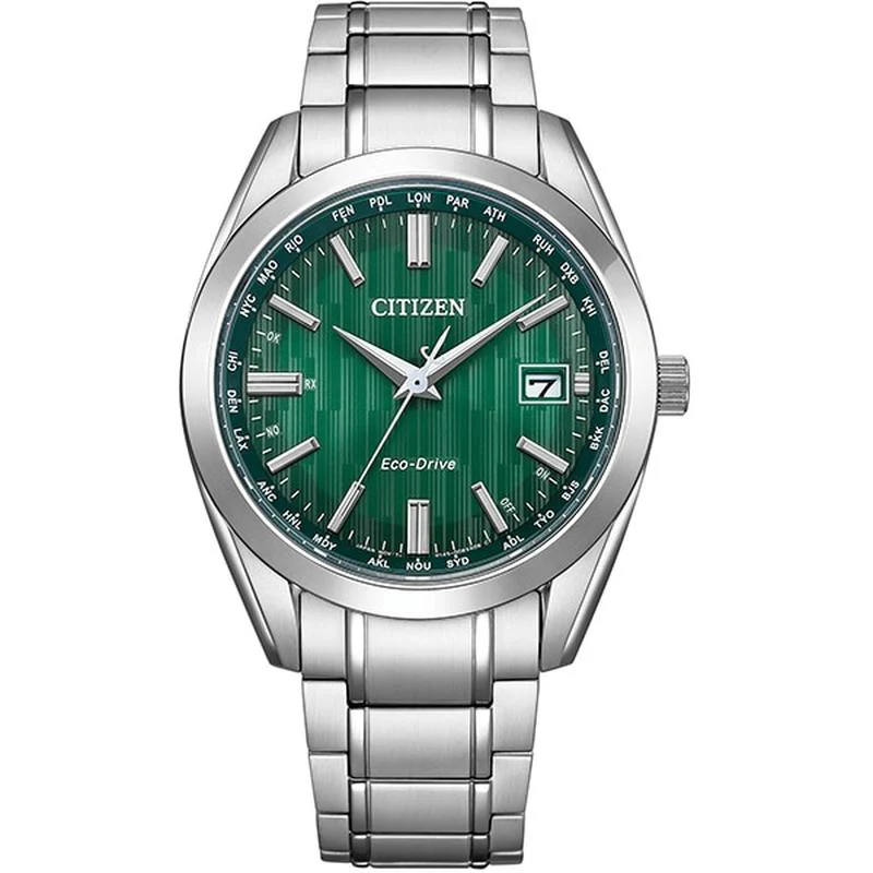 Citizen Men's Watch - Citizen Collection Eco-Drive Solar Powered Radio Watch Direct Flight CB0261-53W
