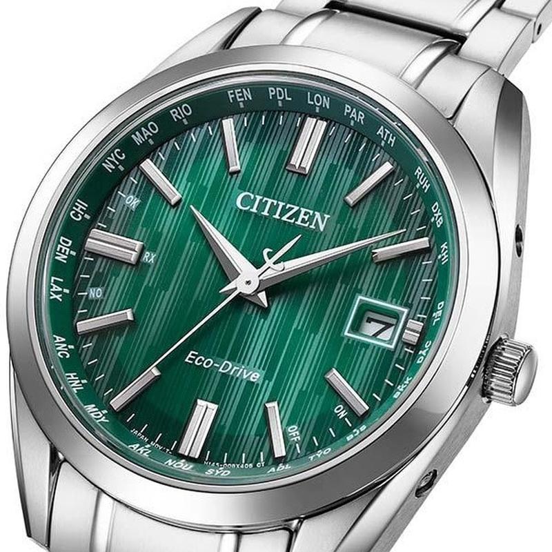 Citizen Men's Watch - Citizen Collection Eco-Drive Solar Powered Radio Watch Direct Flight CB0261-53W - Image 4