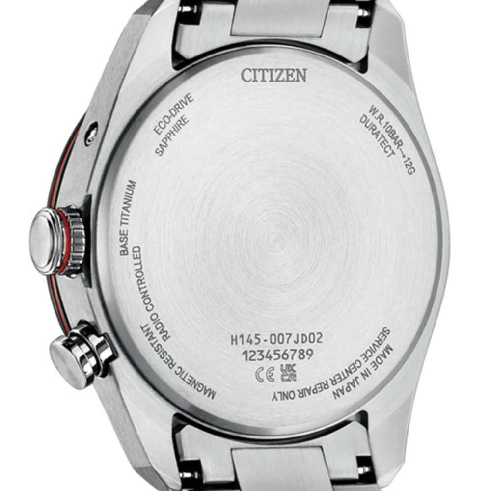 Citizen Men's ATTESA Solar Eco-Drive Radio Controlled Watch ACT Line CB0287-68L - Image 7