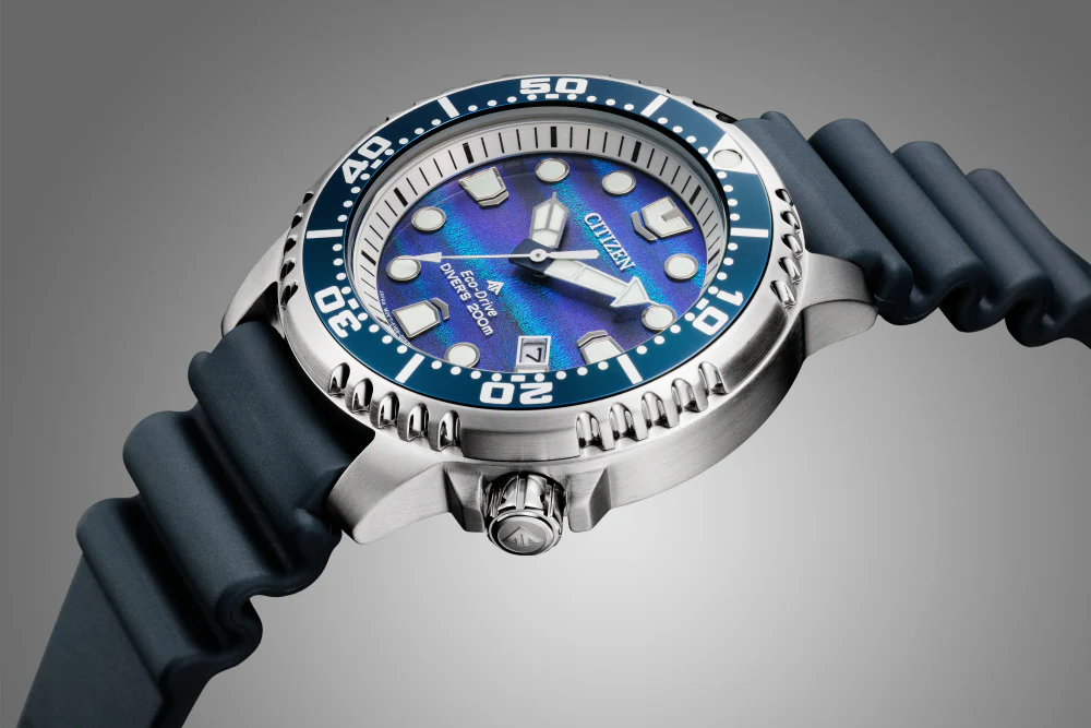 CITIZEN BN0167-09W Limited Edition 200m Water Resistant Eco-Drive Solar Diver Watch Marine Series - Image 10
