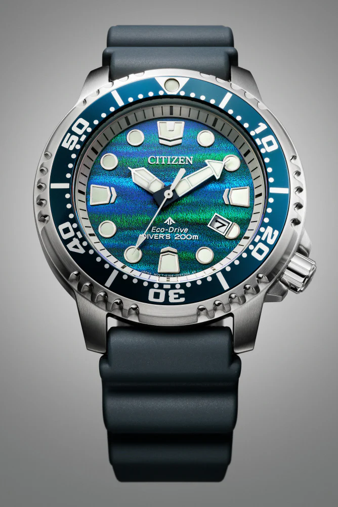 CITIZEN BN0167-09W Limited Edition 200m Water Resistant Eco-Drive Solar Diver Watch Marine Series - Image 8