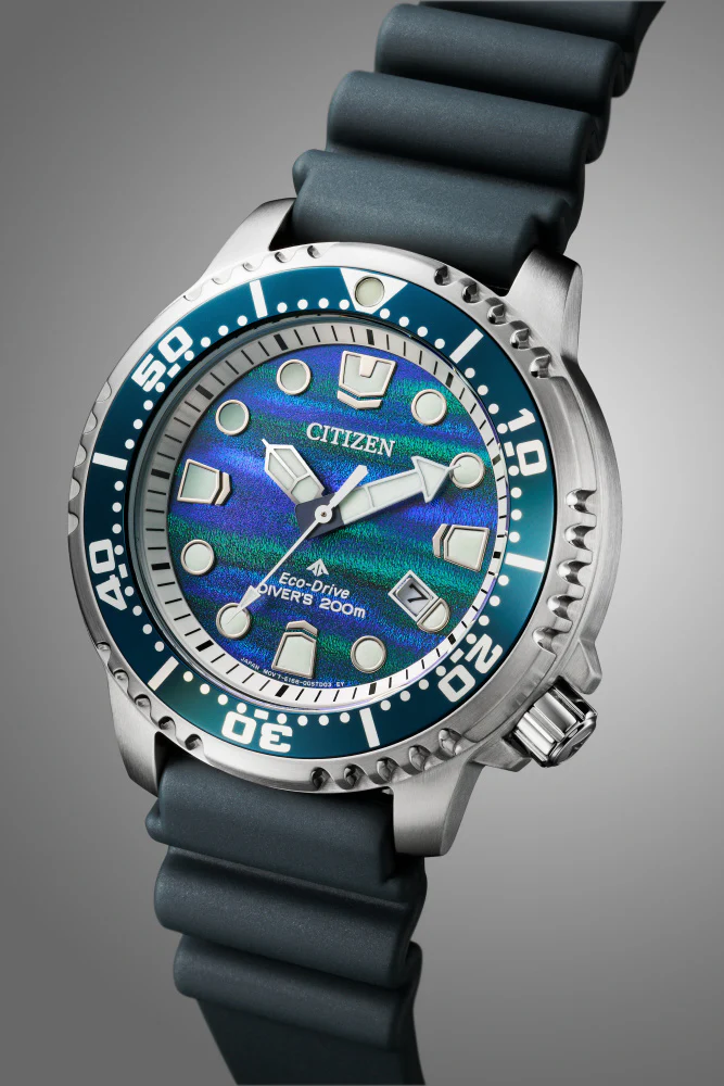 CITIZEN BN0167-09W Limited Edition 200m Water Resistant Eco-Drive Solar Diver Watch Marine Series - Image 9