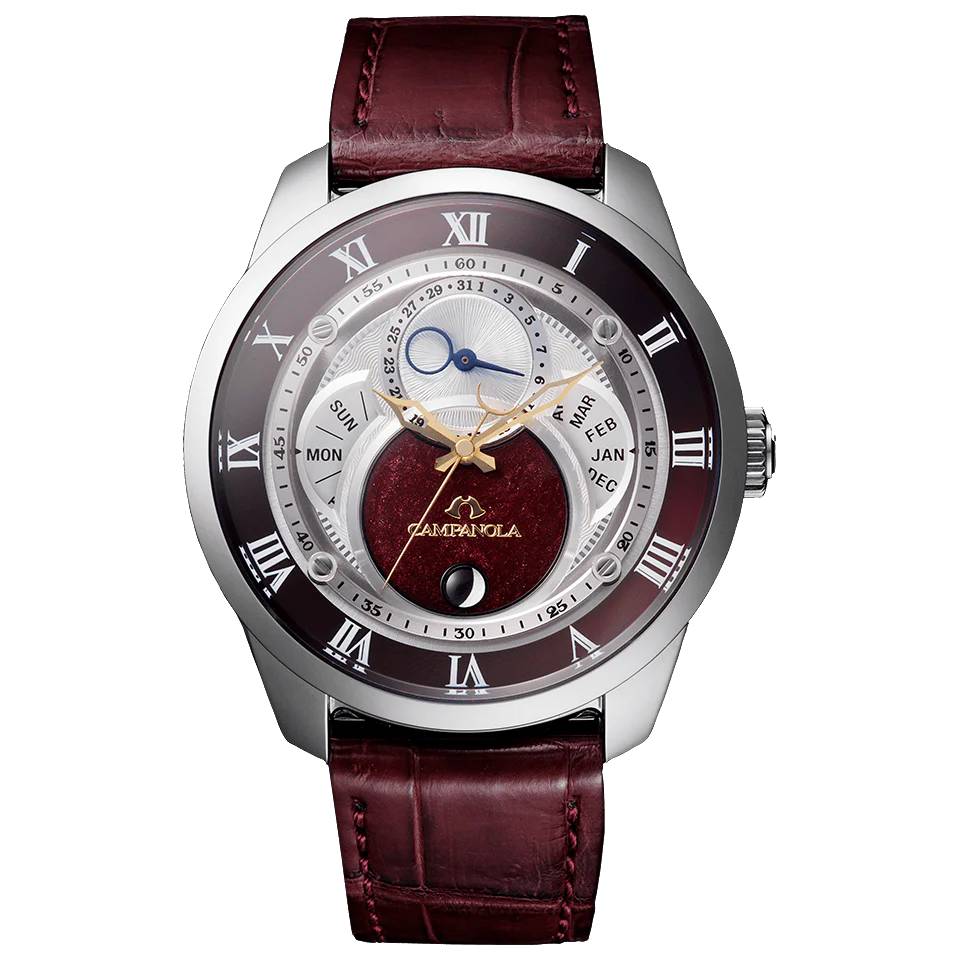 Campanola 深緋 BU0020-03B Solar Powered 43.5mm Men Unisex Watch - Image 3
