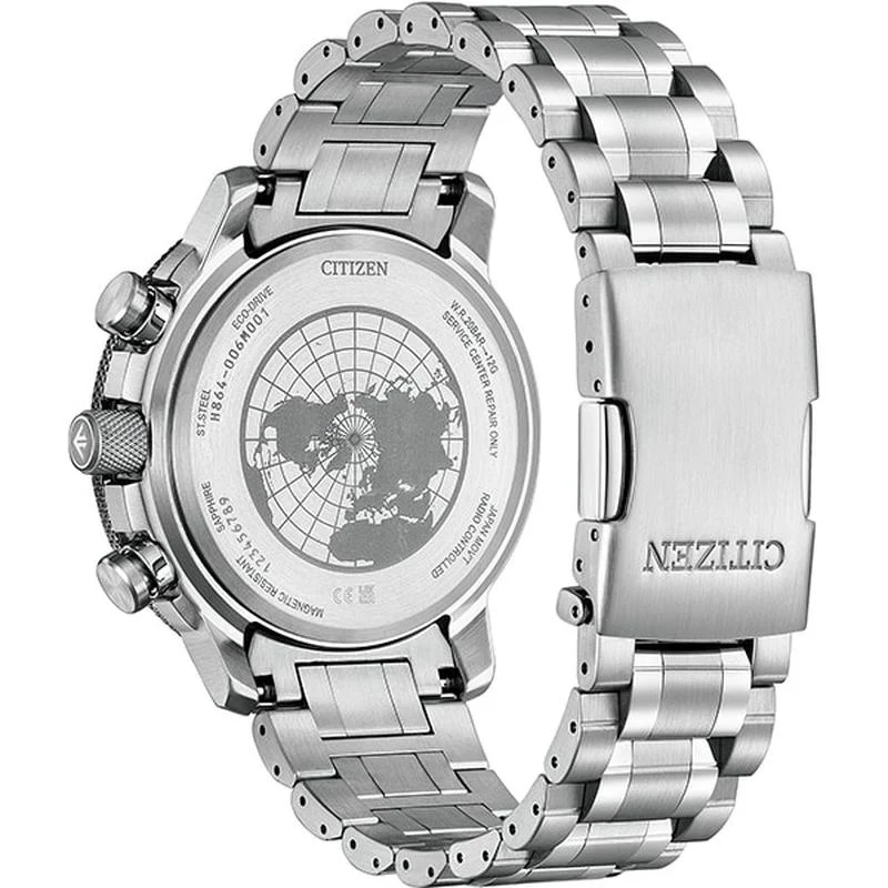 Citizen Men's Watch Promaster Sky Series Solar Powered Eco-Drive Radio-Controlled Direct Flight Geo-Trekker BY3006-53H - Image 3