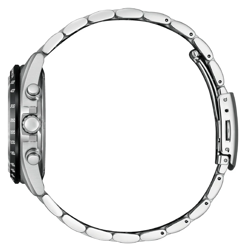 CITIZEN CA4764-57A Eco-Drive Solar Chronograph Stainless Steel Water Resistant Elegant Design - Image 2