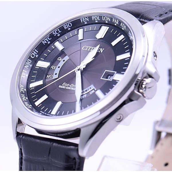 CITIZEN CB0011 18E Eco Drive Multi Band Radio Controlled Men's Watch with Date Function and Glowing Hands - Image 2