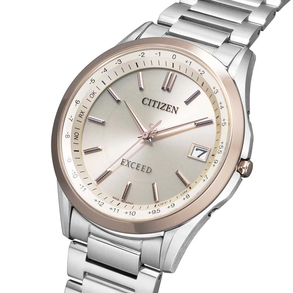 Citizen CB1115-50B Quartz Exceed analog Eco-Drive solar radio Titanium strap watch 2026.3.5 release - Image 4