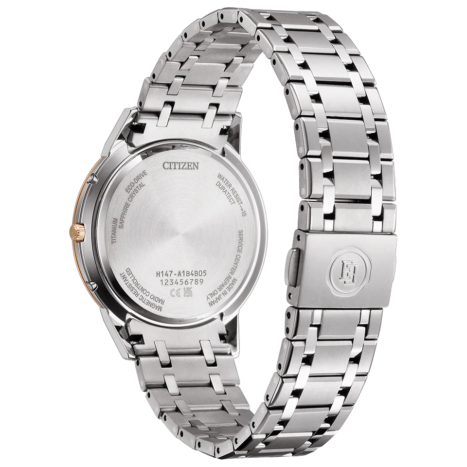 Citizen CB1145-67A Quartz Exceed analog Eco-Drive solar radio Titanium strap watch 2026.3.5 release - Image 4