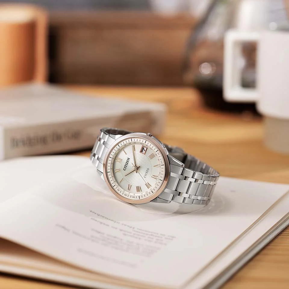 Citizen CB1145-67A Quartz Exceed analog Eco-Drive solar radio Titanium strap watch 2026.3.5 release - Image 7