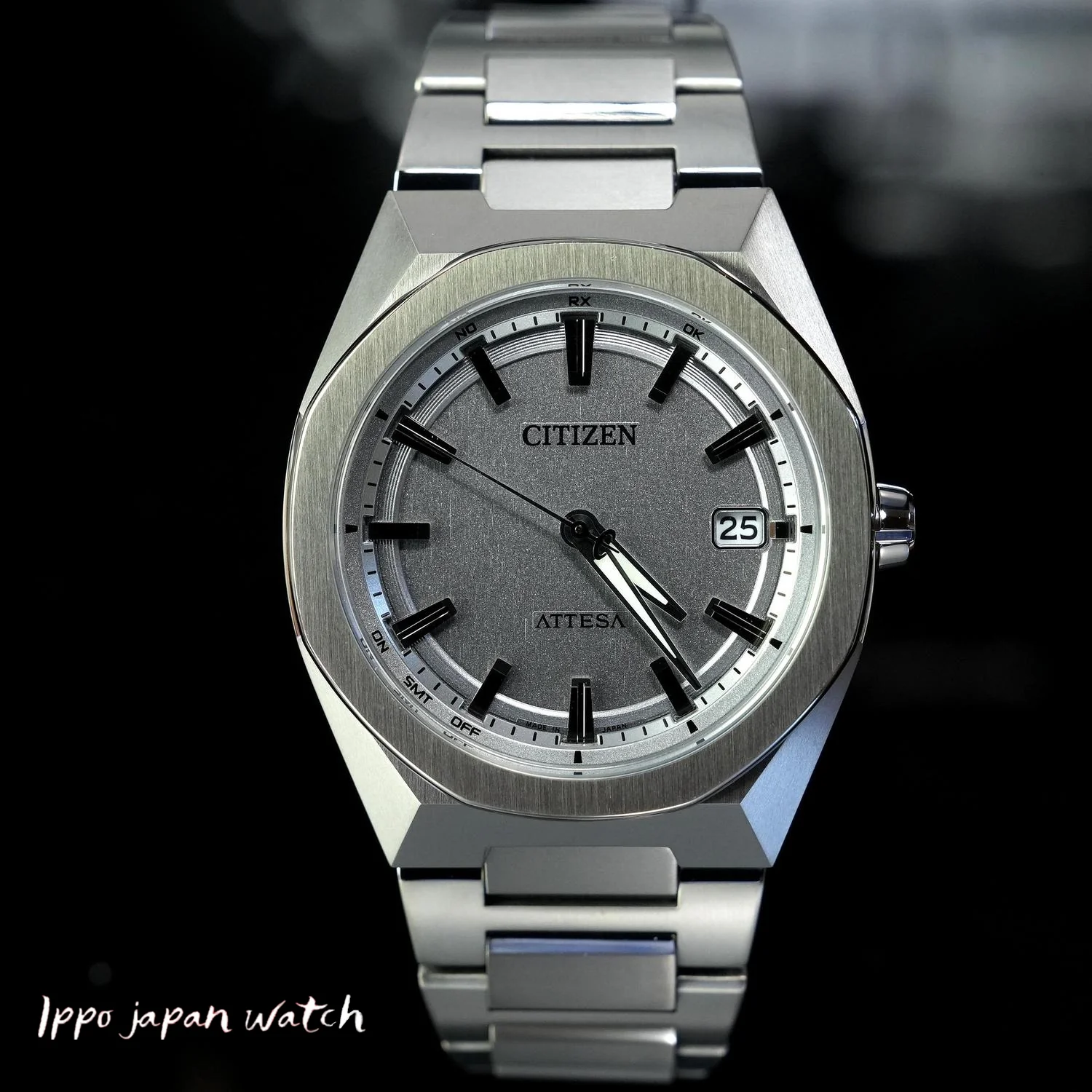 Citizen CB3040-56H Quartz ATTESA analog Eco-Drive solar radio Titanium strap watch 2026.3.12 release