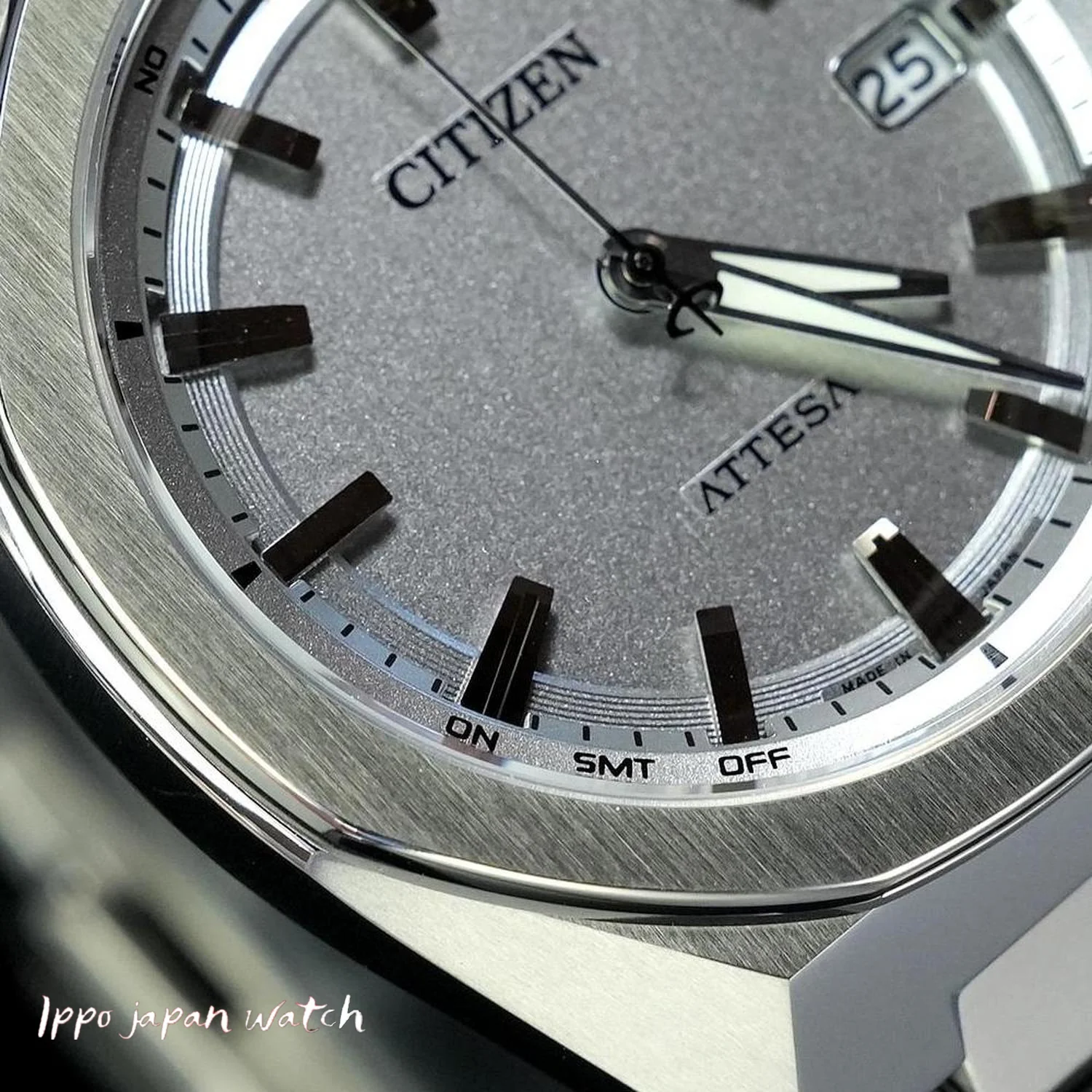 Citizen CB3040-56H Quartz ATTESA analog Eco-Drive solar radio Titanium strap watch 2026.3.12 release - Image 6