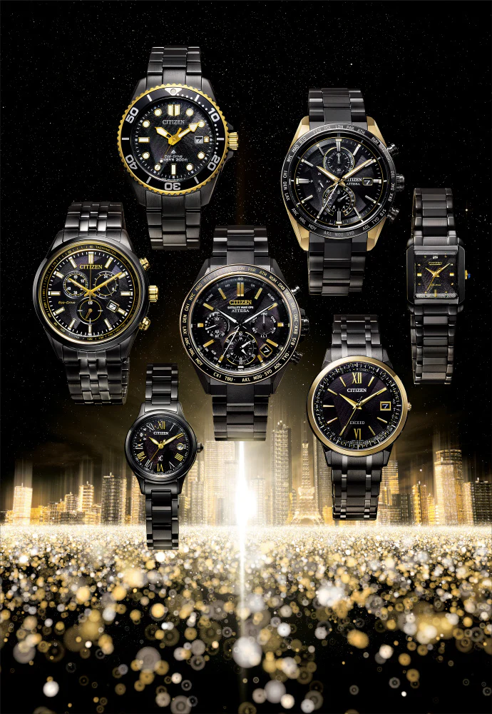 CITIZEN CC4078-51E Limited Edition Eco-Drive GPS Solar Black Titanium 50th Anniversary Lightweight Design - Image 2