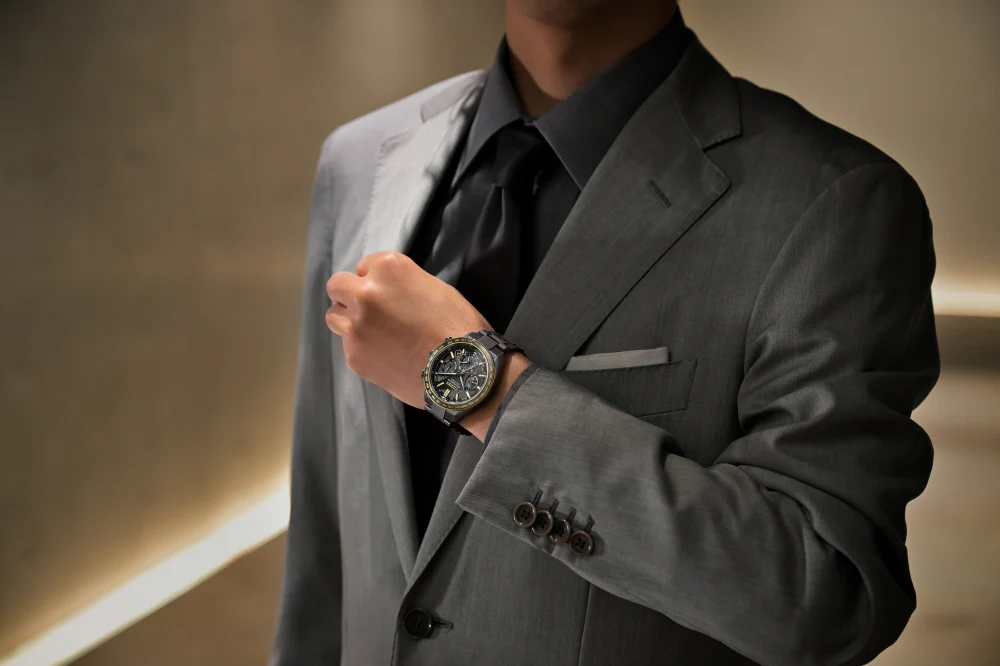 CITIZEN CC4078-51E Limited Edition Eco-Drive GPS Solar Black Titanium 50th Anniversary Lightweight Design - Image 7