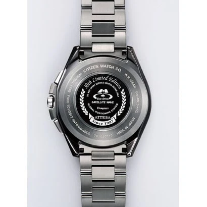 CITIZEN CC9075 61E Men's Black Titanium Eco Drive GPS Satellite Radio Controlled Watch Limited Edition with Black Calf Band - Image 2