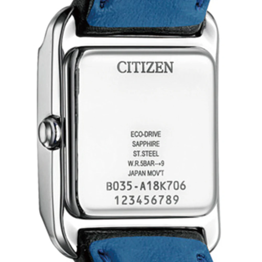 Citizen Women's Watch CITIZEN L Eco-Drive Solar Powered Square Collection EW5600-10E - Image 6