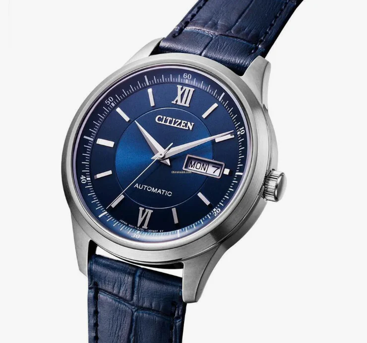Citizen Men's Watch - Citizen Collection Mechanical Day & Date NY4050-11L - Image 3