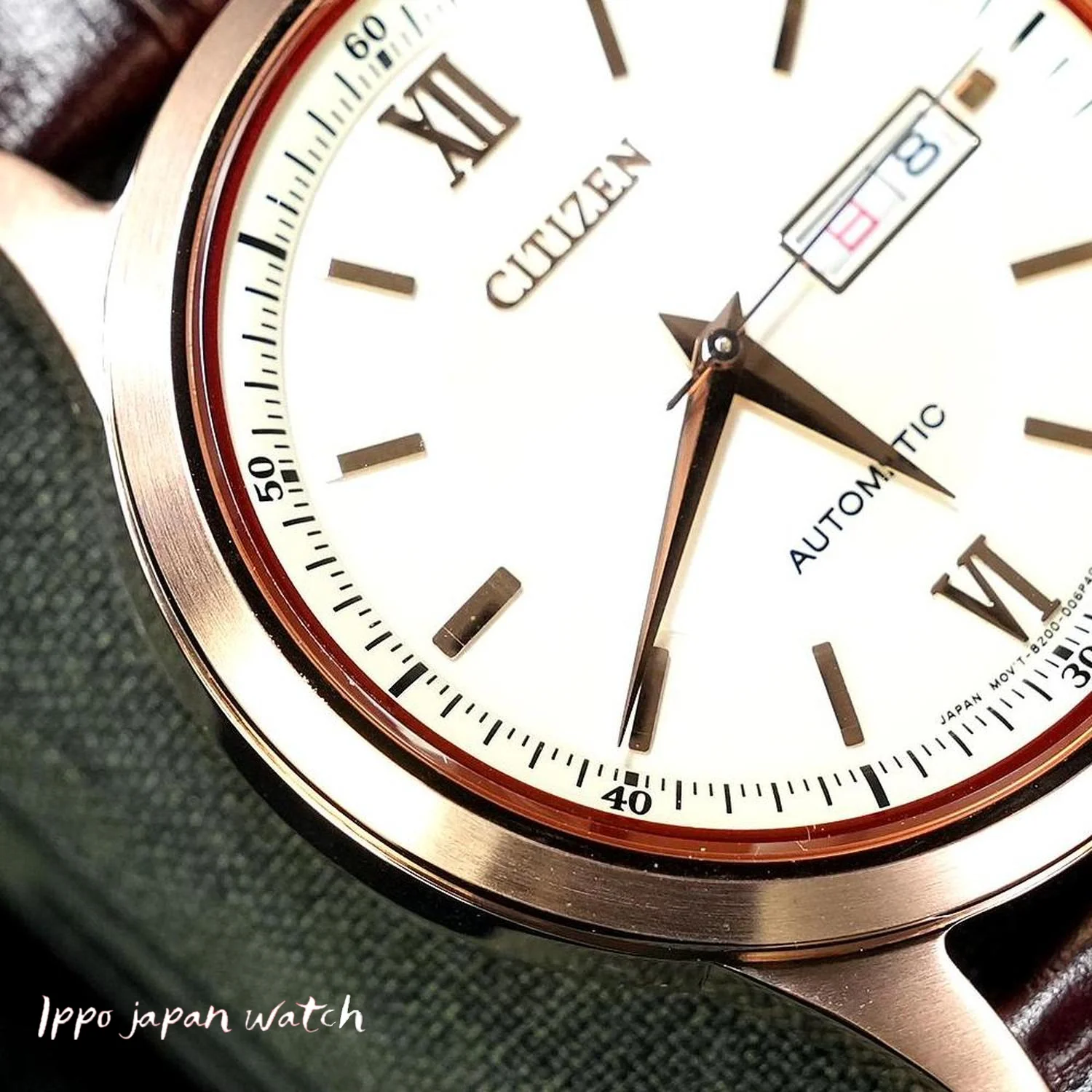 CITIZEN COLLECTION NY4052-16A Mechanical Day & Date Men's Watch - Image 6