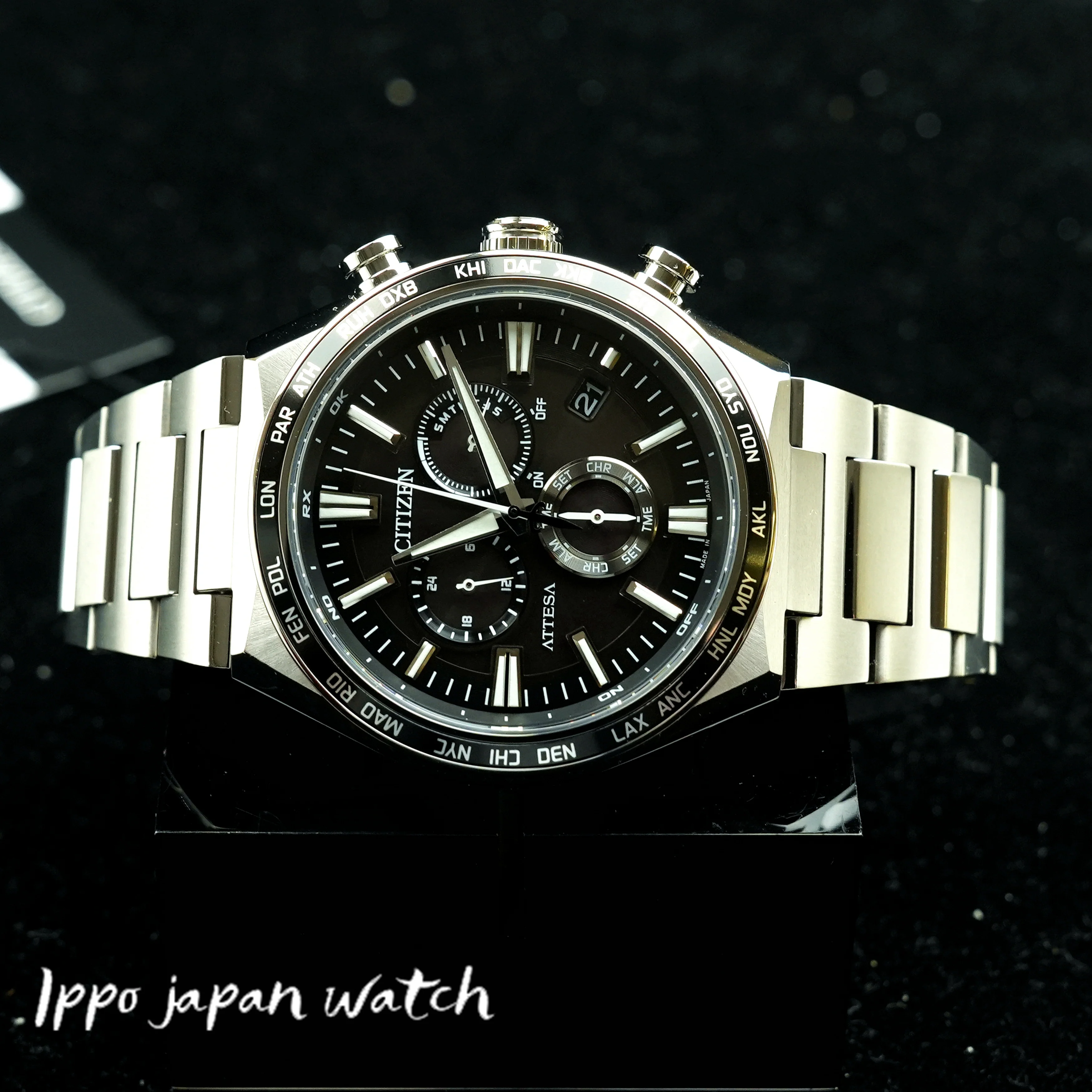 Citizen Men's Watch ATTESA ACT Line Solar Eco-Drive Radio-Controlled Direct Flight CB5966-69E - Image 4