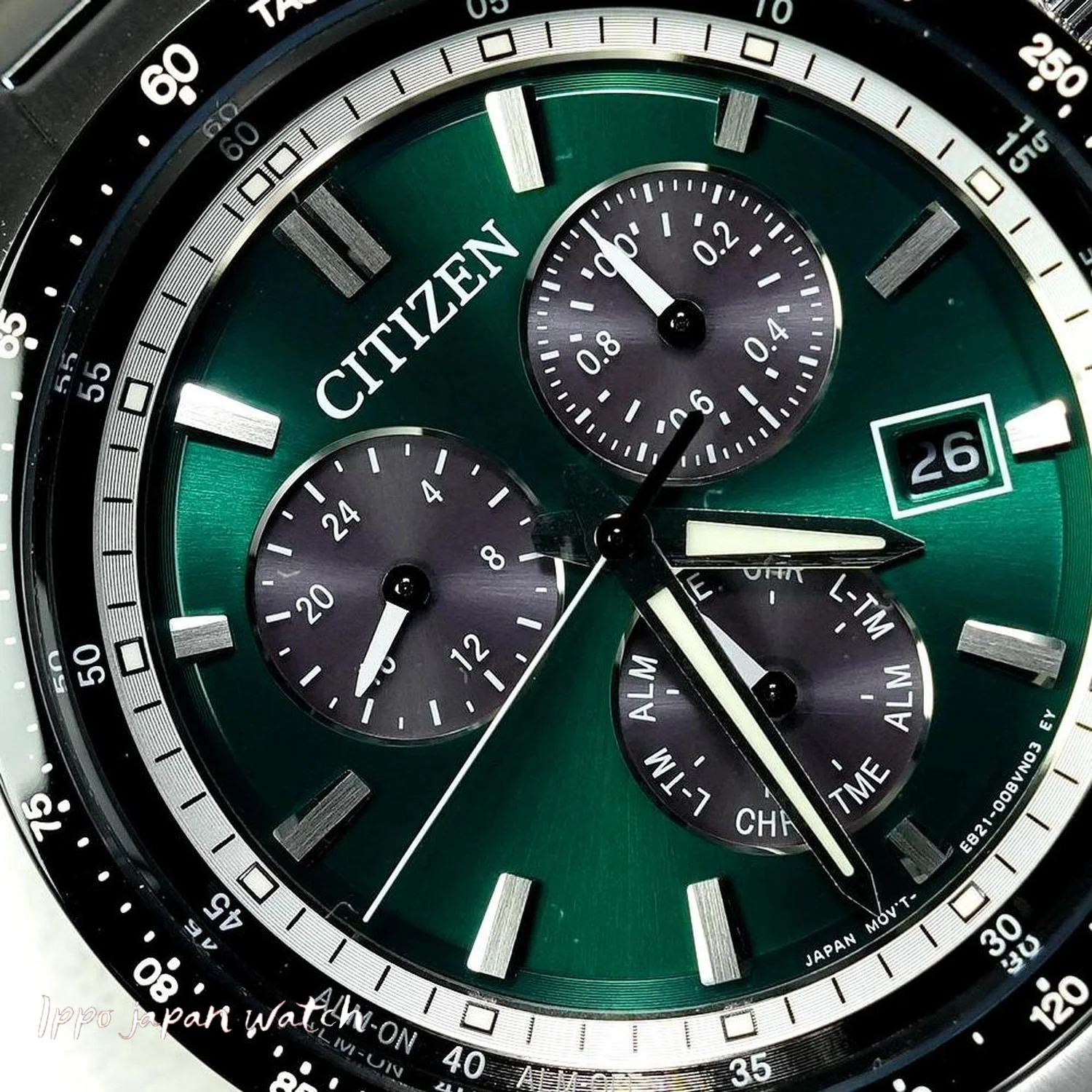 CITIZEN COLLECTION BL5614-59W Solar-Powered Eco-Drive Chronograph Men's Watch - Image 3