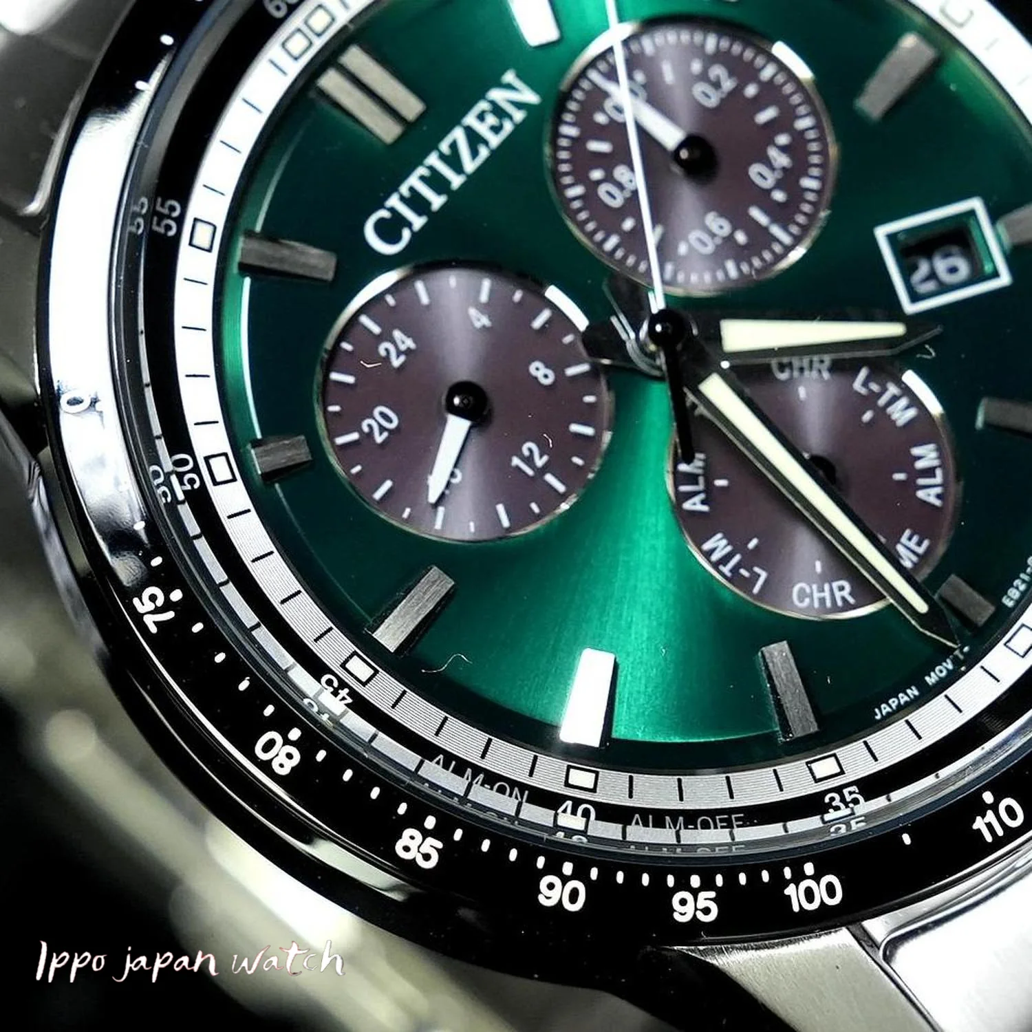 CITIZEN COLLECTION BL5614-59W Solar-Powered Eco-Drive Chronograph Men's Watch - Image 4