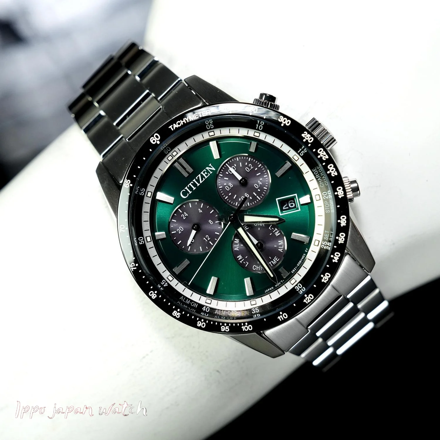 CITIZEN COLLECTION BL5614-59W Solar-Powered Eco-Drive Chronograph Men's Watch - Image 7