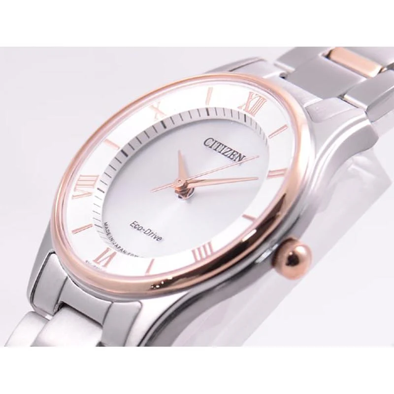Citizen Women's Watch - CITIZEN Collection Eco-Drive Slim Pair Model EM0404-51A - Image 3